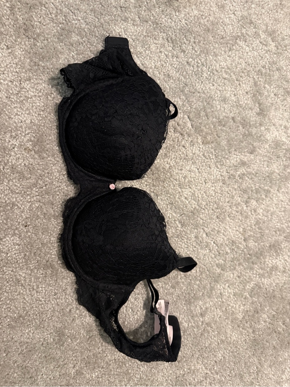 Victoria's Secret Black Lace Push-Up Bra